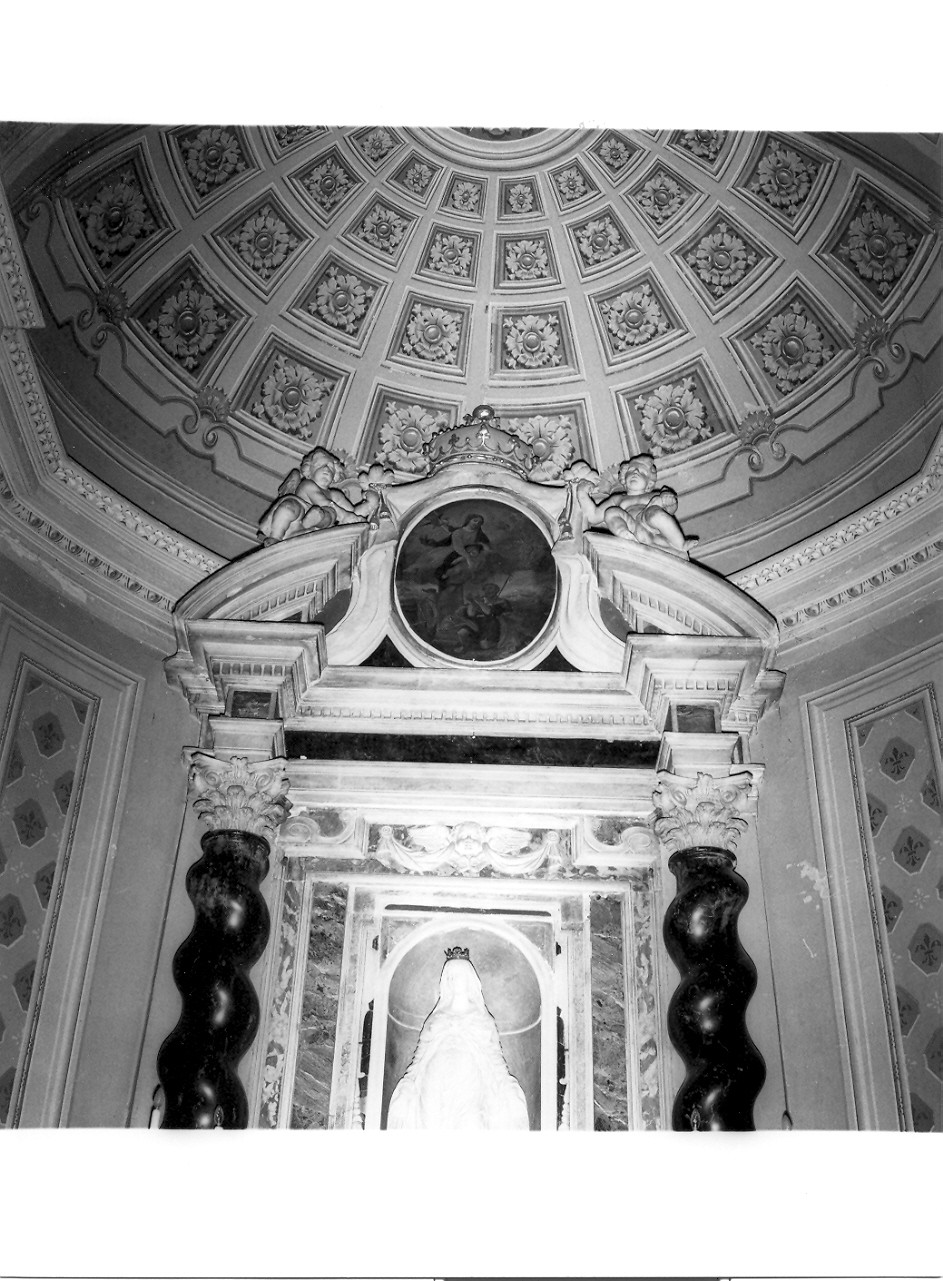 Madonna della Misericordia (dipinto, elemento d'insieme) - ambito italiano (prima metà sec. XVIII)