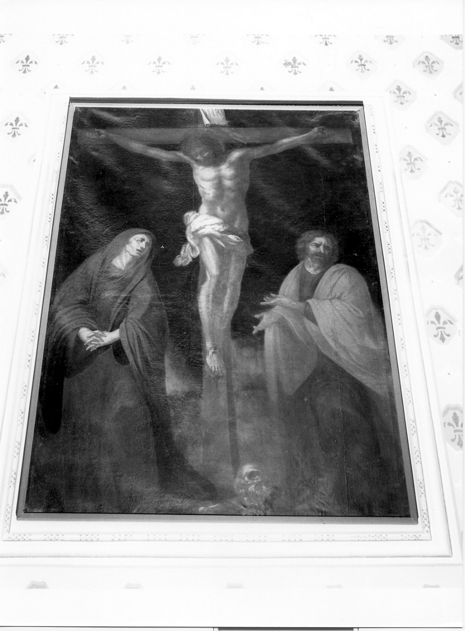 Cristo crocifisso (dipinto, opera isolata) - ambito ligure (prima metà sec. XVII)