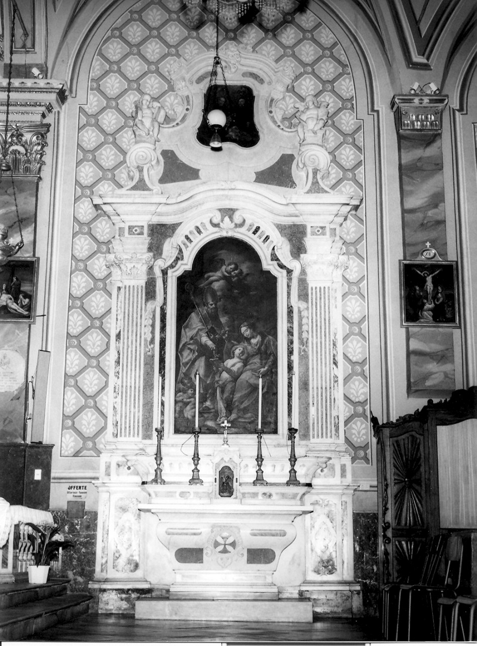 altare, opera isolata - bottega ligure (fine/inizio secc. XVII/ XVIII)