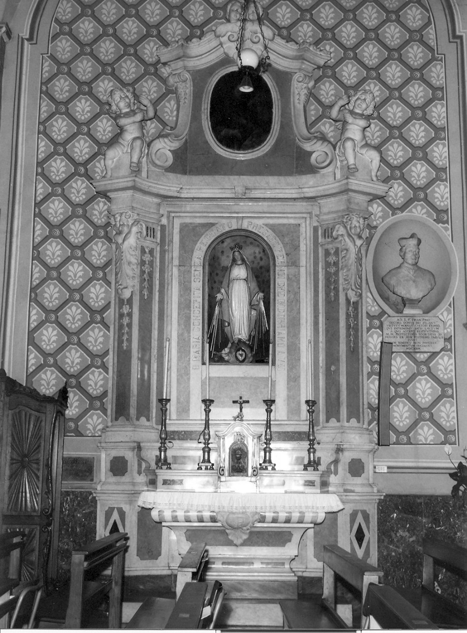altare, opera isolata - bottega ligure (inizio, inizio sec. XVII, sec. XX)