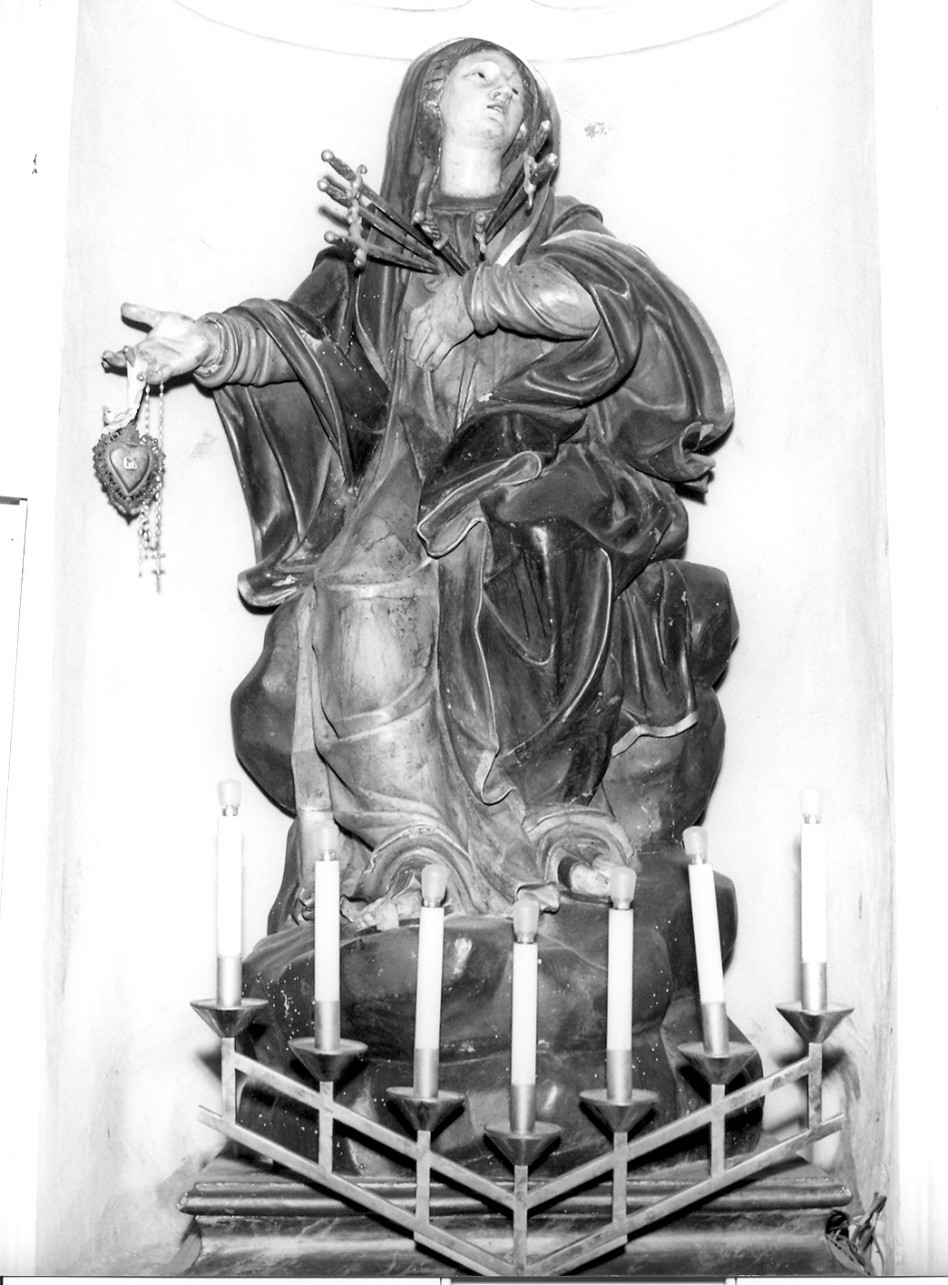 Madonna Addolorata (statua, opera isolata) - bottega ligure (fine/inizio secc. XVII/ XVIII)