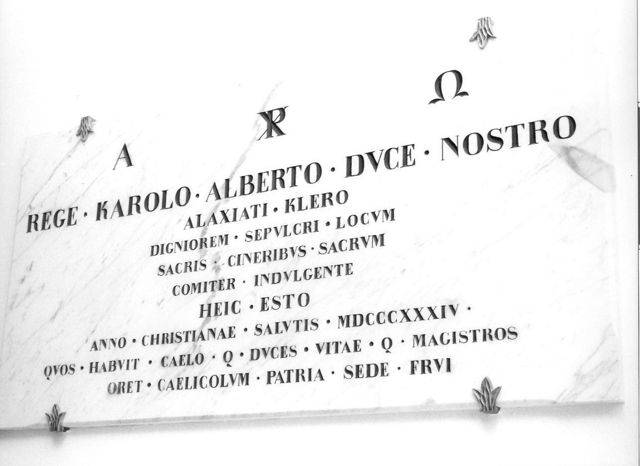 lapide tombale, opera isolata - bottega ligure (sec. XIX)