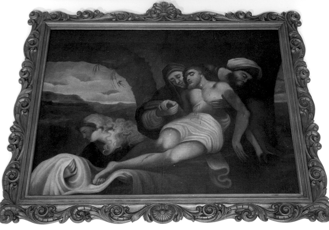 cornice di dipinto, elemento d'insieme - bottega ligure (seconda metà sec. XIX)