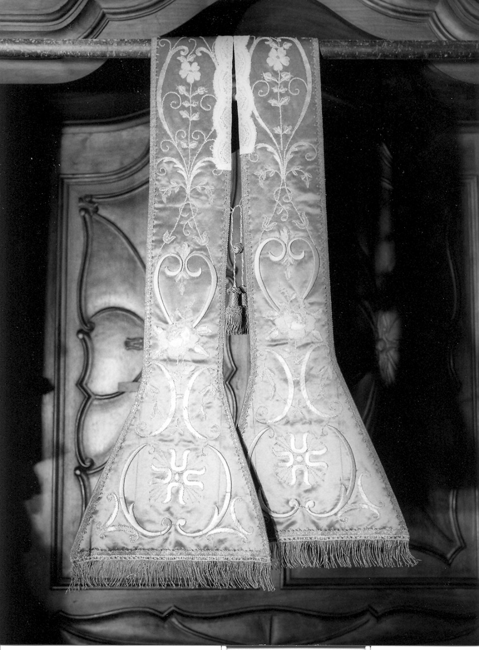 stola, opera isolata - manifattura ligure (seconda metà sec. XIX)