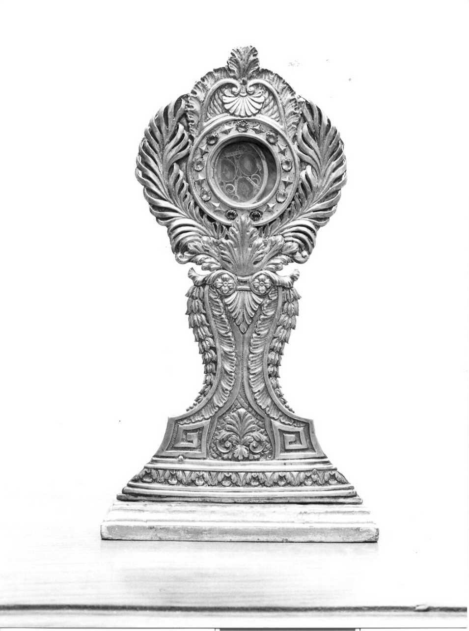 reliquiario - a ostensorio, opera isolata - bottega ligure (metà sec. XIX)