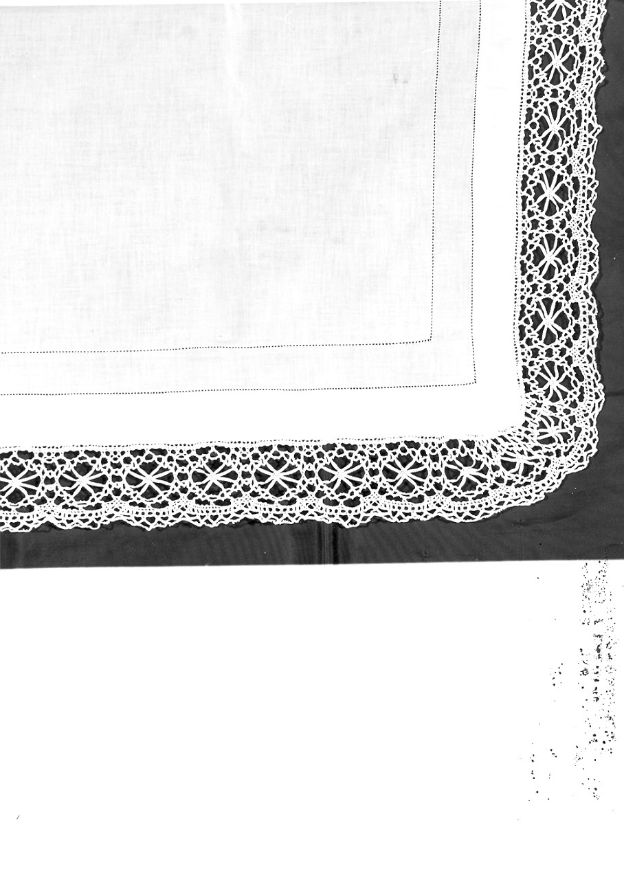 tovaglia d'altare, opera isolata - manifattura ligure (seconda metà sec. XIX)