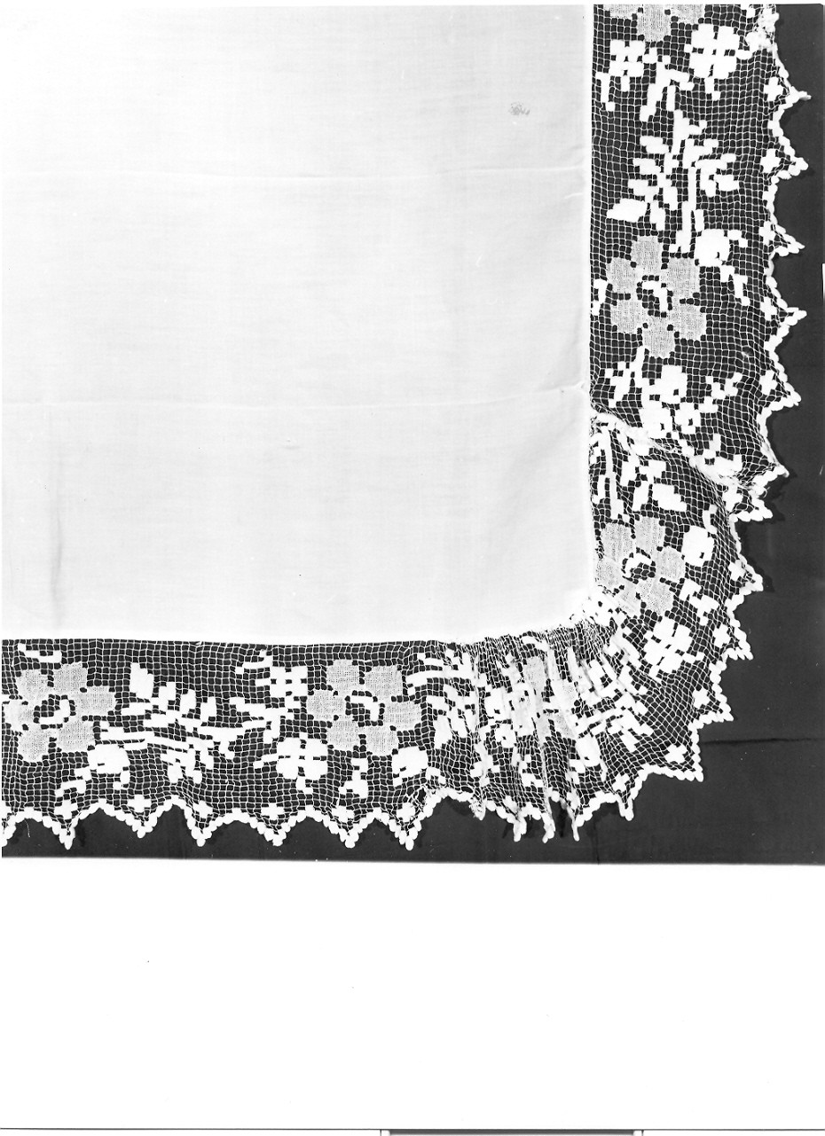 tovaglia d'altare, opera isolata - manifattura ligure (seconda metà sec. XIX)