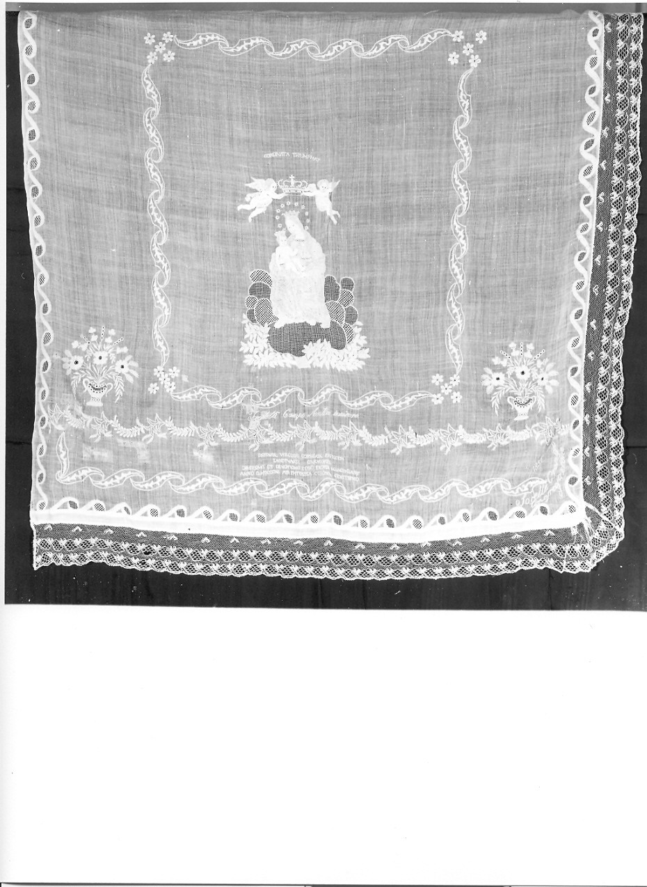 tovaglia d'altare, opera isolata - manifattura ligure (sec. XIX)