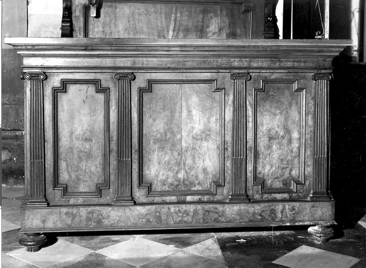 pancale da chiesa, opera isolata - bottega ligure (seconda metà sec. XIX)