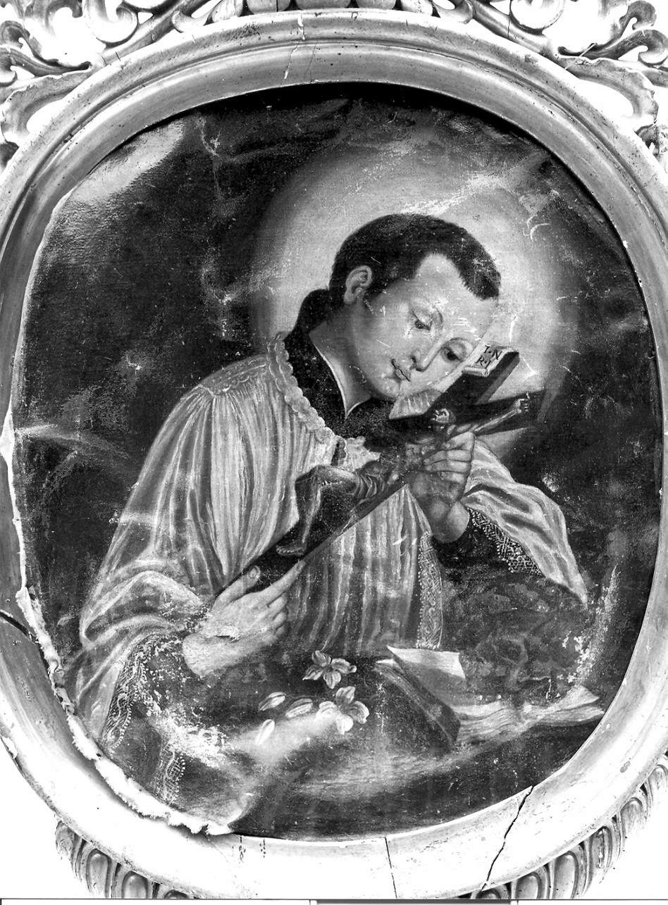 San Luigi Gonzaga (dipinto, elemento d'insieme) - ambito ligure (metà sec. XIX)