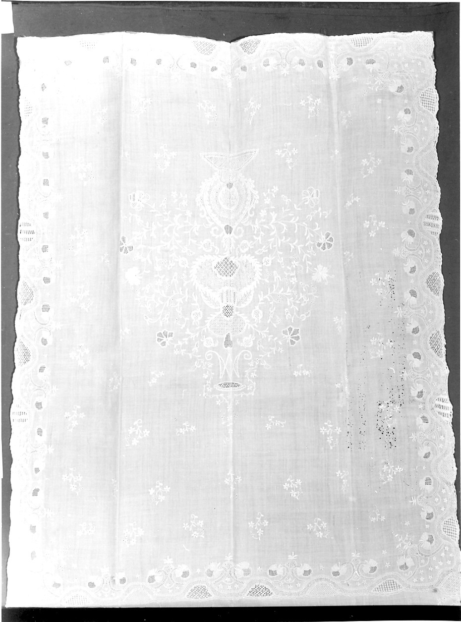 tovaglia d'altare, opera isolata - manifattura ligure (seconda metà sec. XVIII)