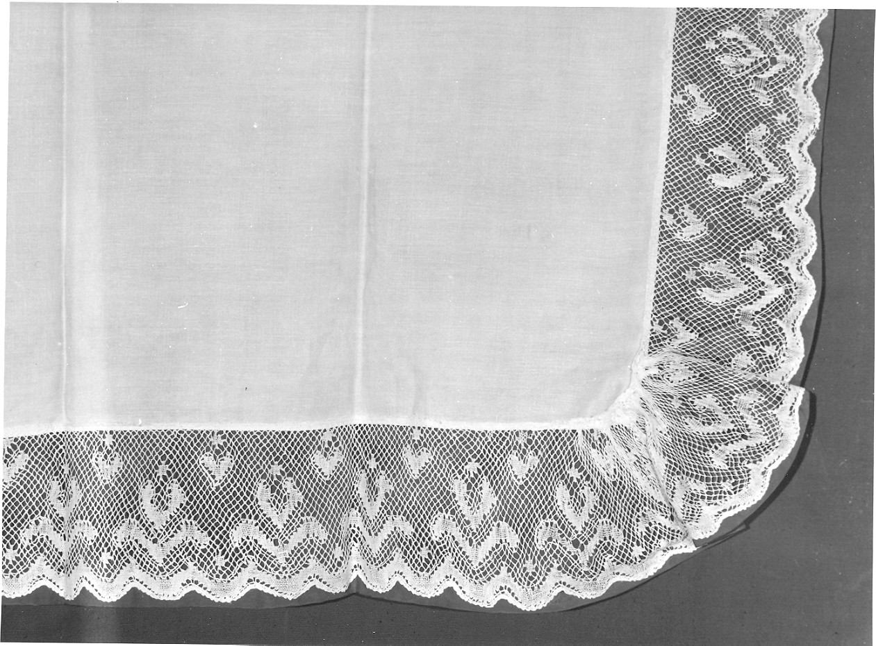 tovaglia d'altare, opera isolata - manifattura ligure (inizio sec. XX)