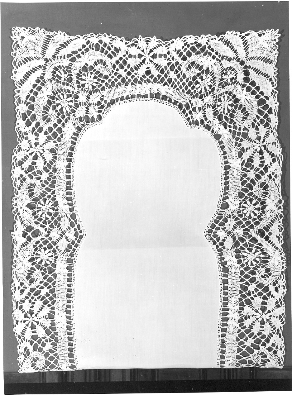 tovaglietta, opera isolata - manifattura ligure (fine sec. XIX)