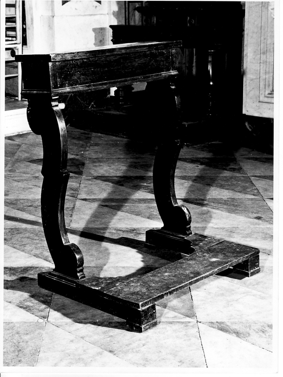 inginocchiatoio, opera isolata - bottega ligure (fine sec. XIX)