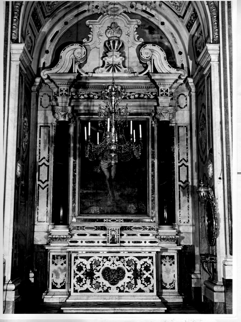 altare, elemento d'insieme - bottega ligure (sec. XVII)