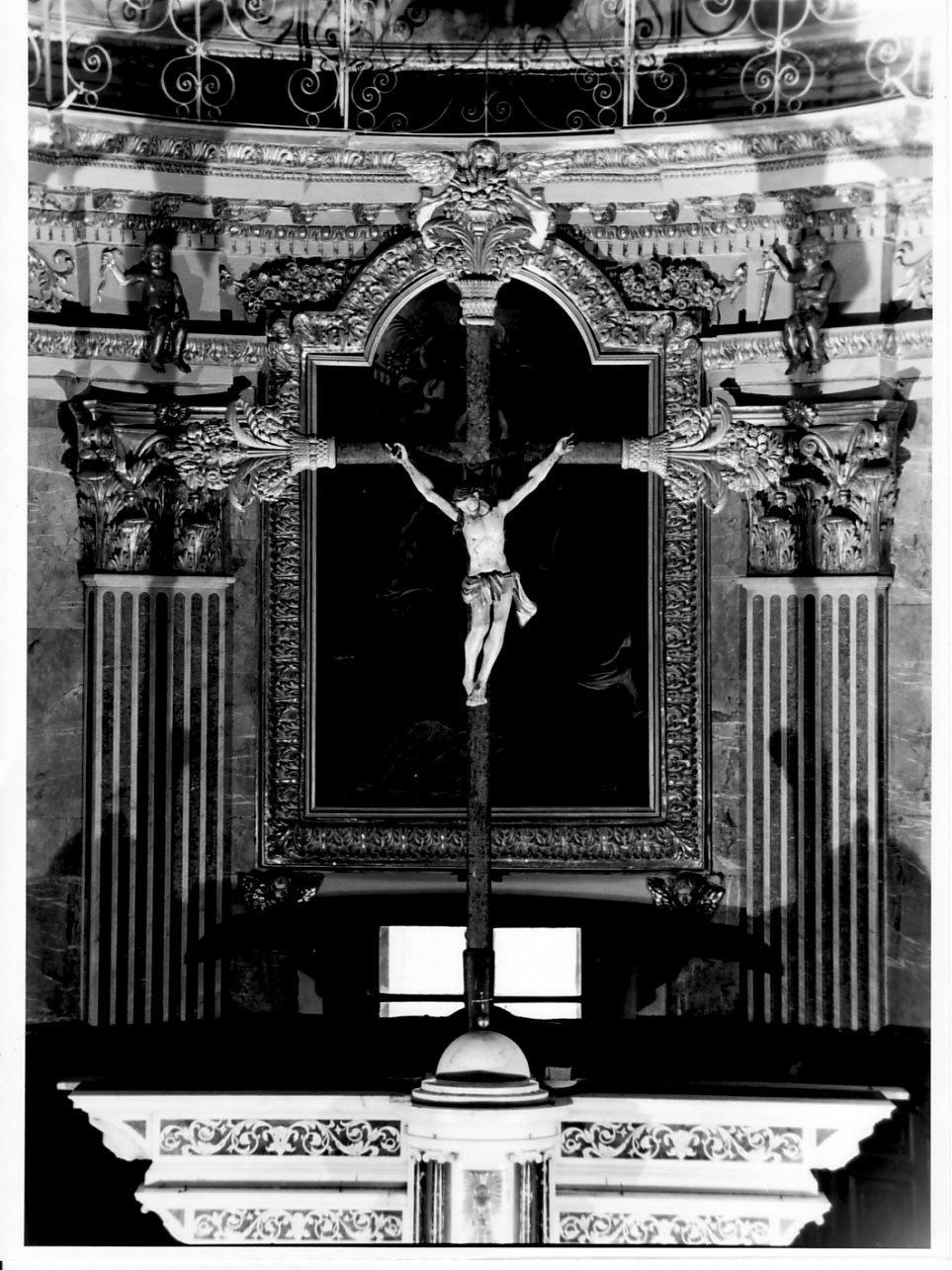 Cristo crocifisso (crocifisso, elemento d'insieme) - bottega ligure (prima metà sec. XIX)