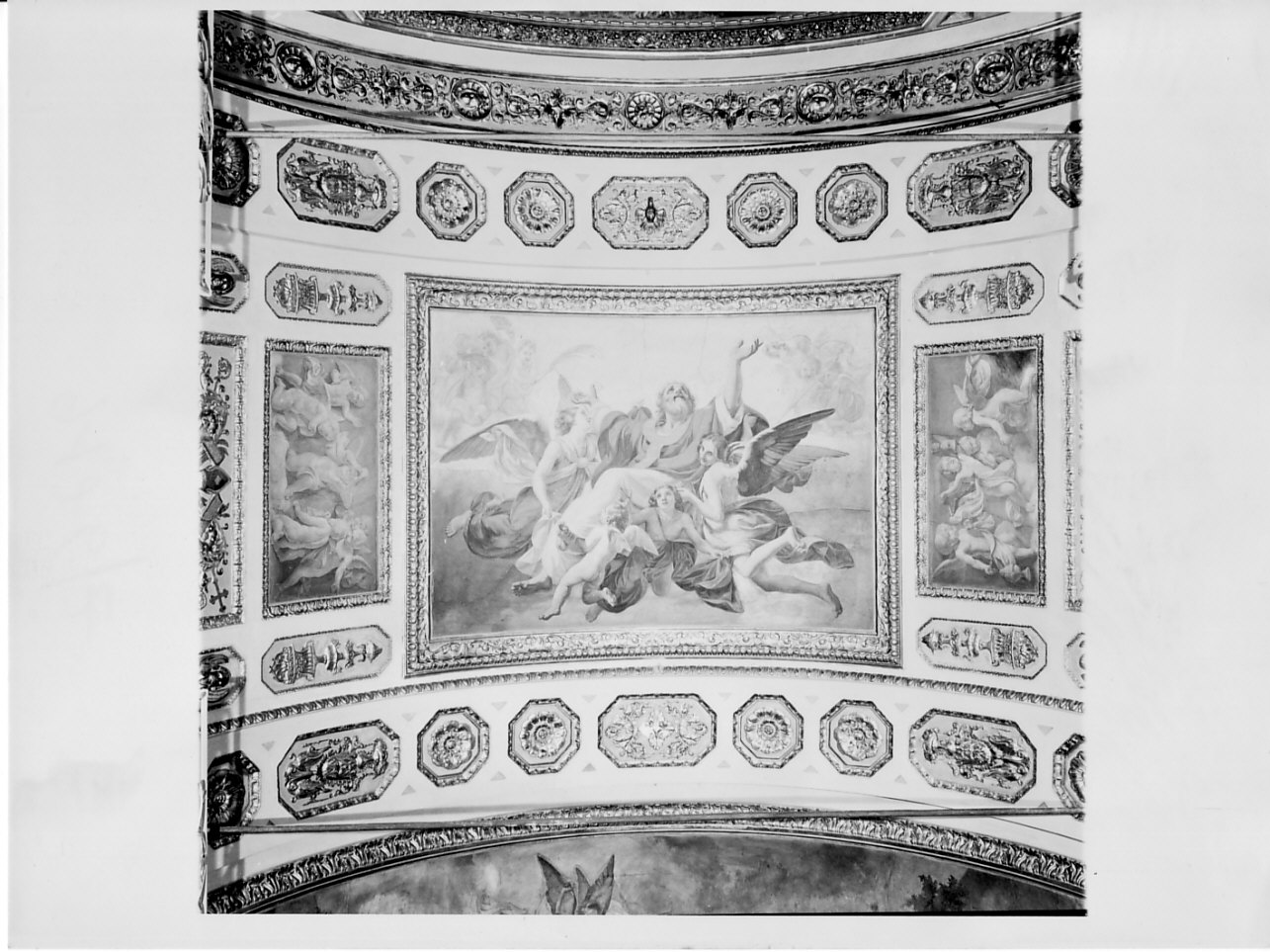 Gloria di San Biagio (dipinto, elemento d'insieme) di Chiarella Francesco (metà sec. XIX)