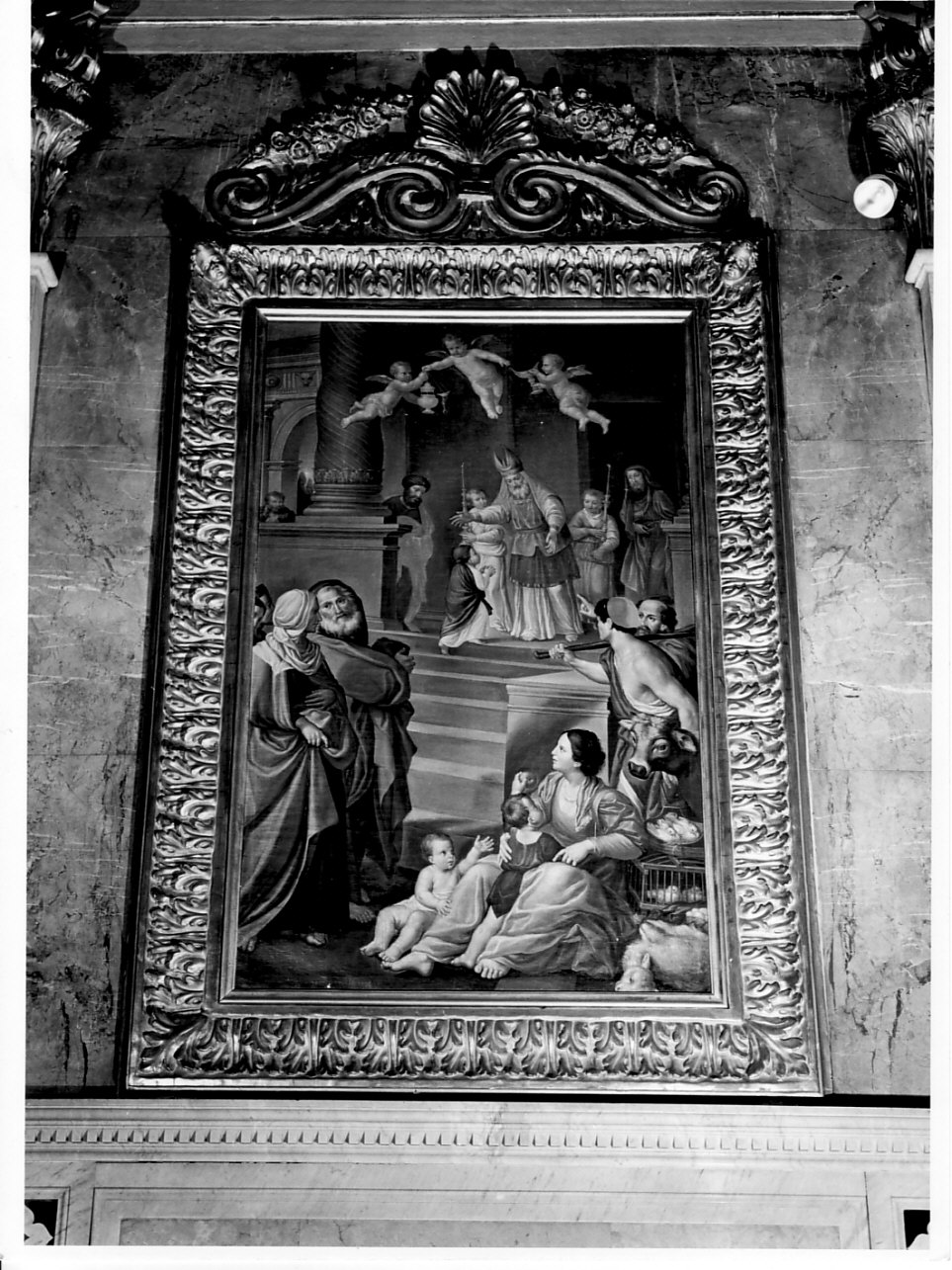 presentazione di Maria Vergine al tempio (dipinto, elemento d'insieme) - ambito ligure (prima metà sec. XIX)