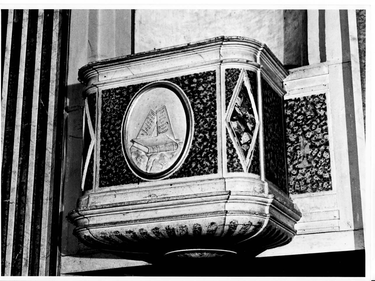 pulpito, opera isolata - bottega ligure (sec. XIX)