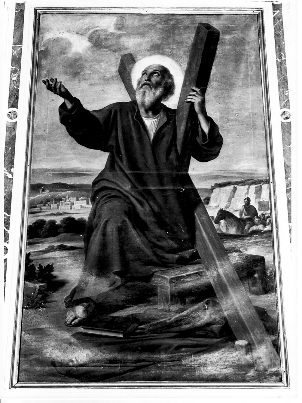 Sant'Andrea (pala d'altare, elemento d'insieme) di Isola Giuseppe (ultimo quarto sec. XIX)