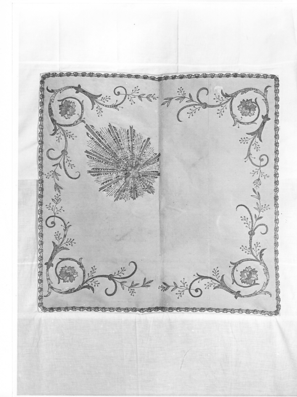 velo di calice, opera isolata - manifattura ligure (inizio sec. XIX)