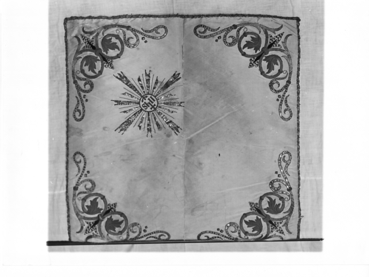 velo di calice, opera isolata - manifattura ligure (fine sec. XIX)