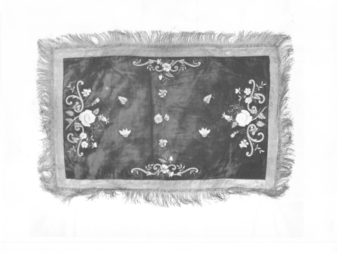 tessuto, opera isolata - manifattura ligure (seconda metà sec. XIX)