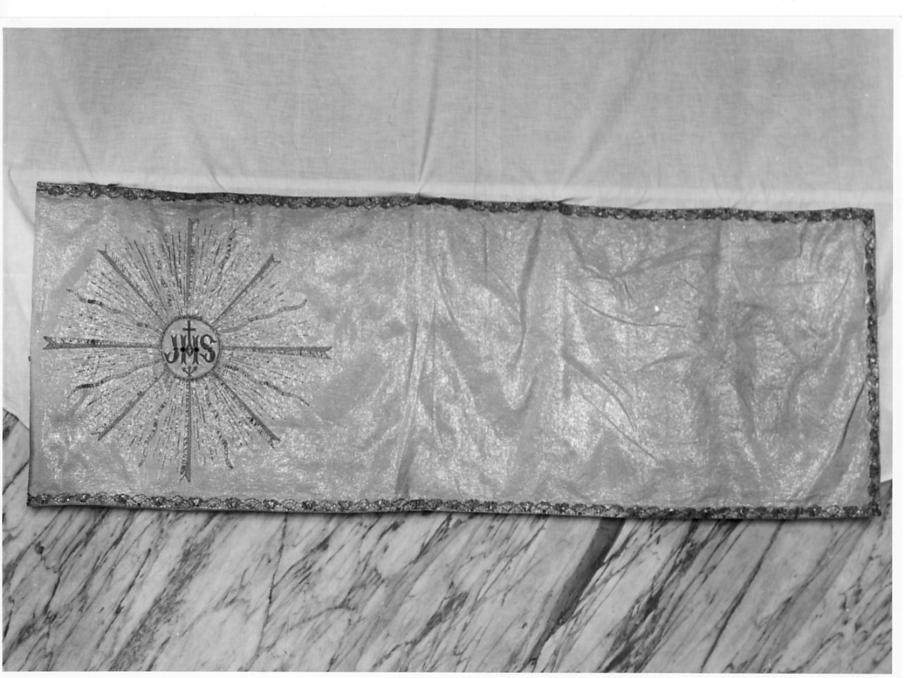 velo omerale, opera isolata - manifattura ligure (sec. XIX)