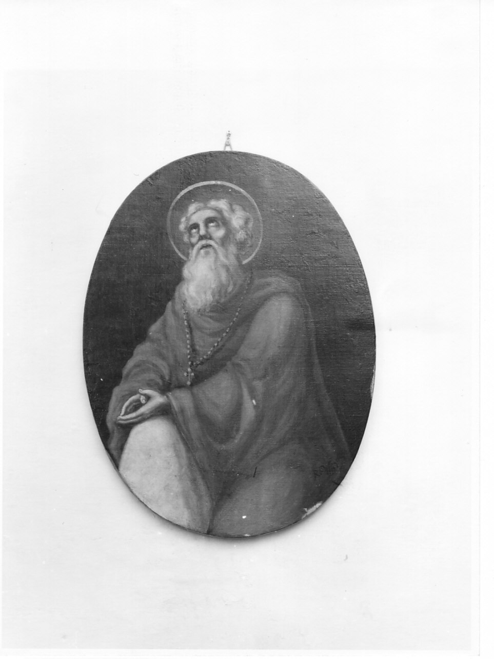 Santo vescovo (dipinto, opera isolata) di Castagnino Rodolfo (primo quarto sec. XX)