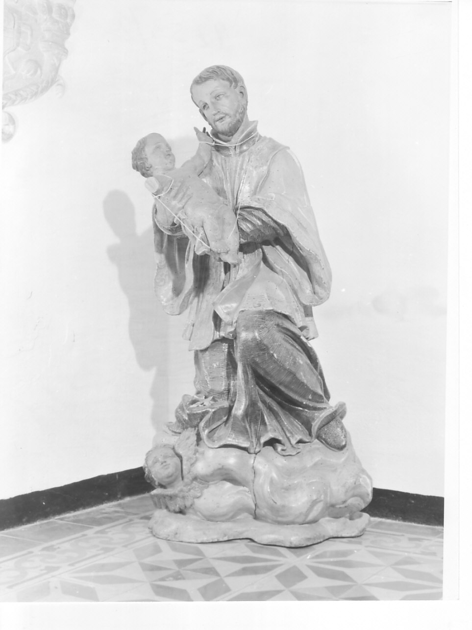 San Luigi Gonzaga (statua, opera isolata) - bottega ligure (sec. XVIII)