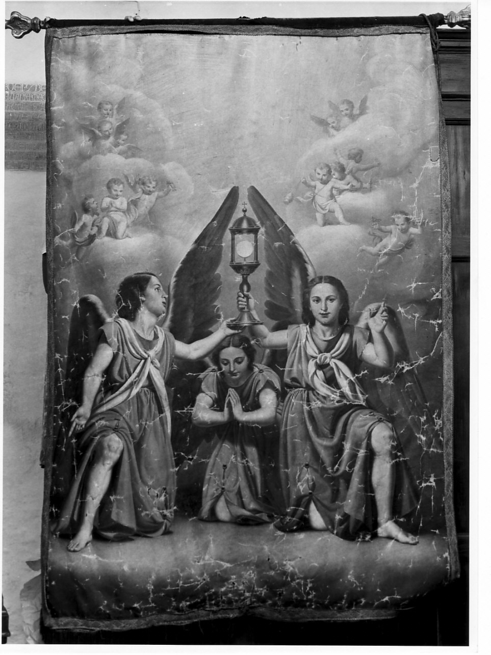 stendardo, opera isolata - bottega ligure (sec. XIX)