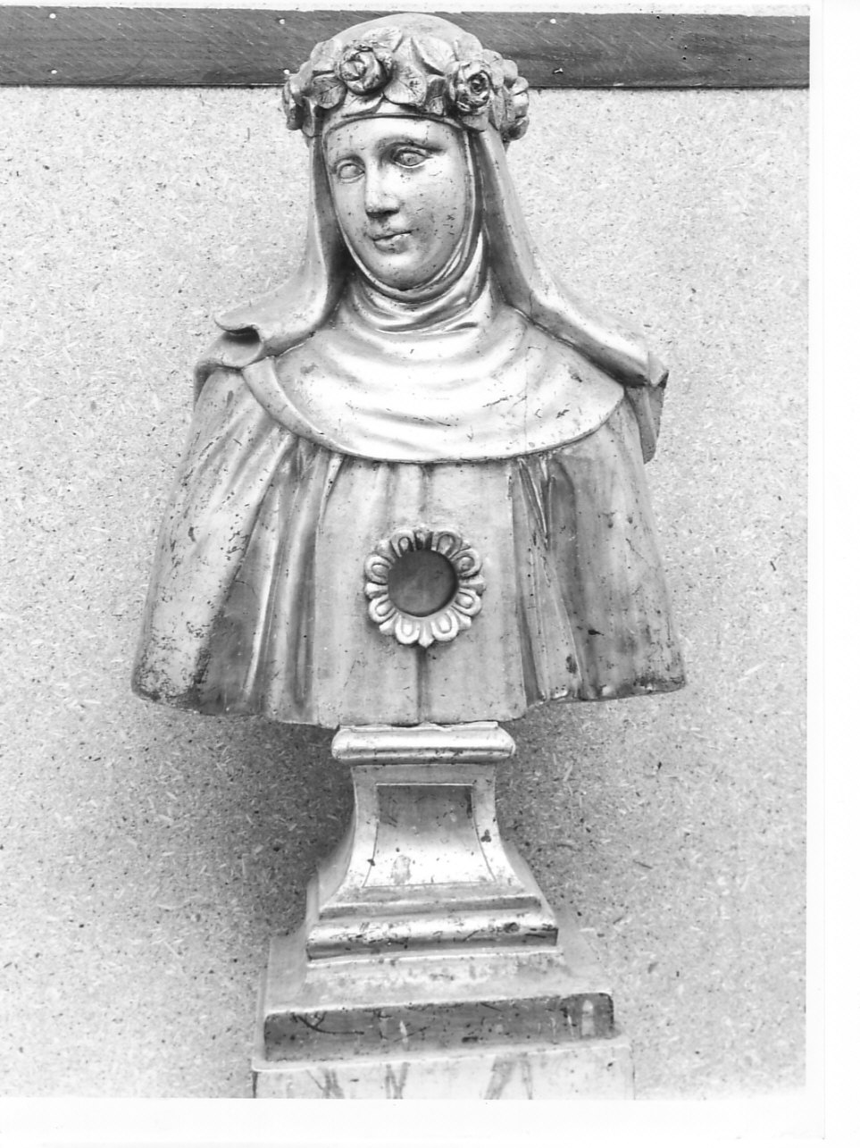 Santa Rosa da Lima (reliquiario - a busto, elemento d'insieme) - bottega ligure (seconda metà sec. XIX)