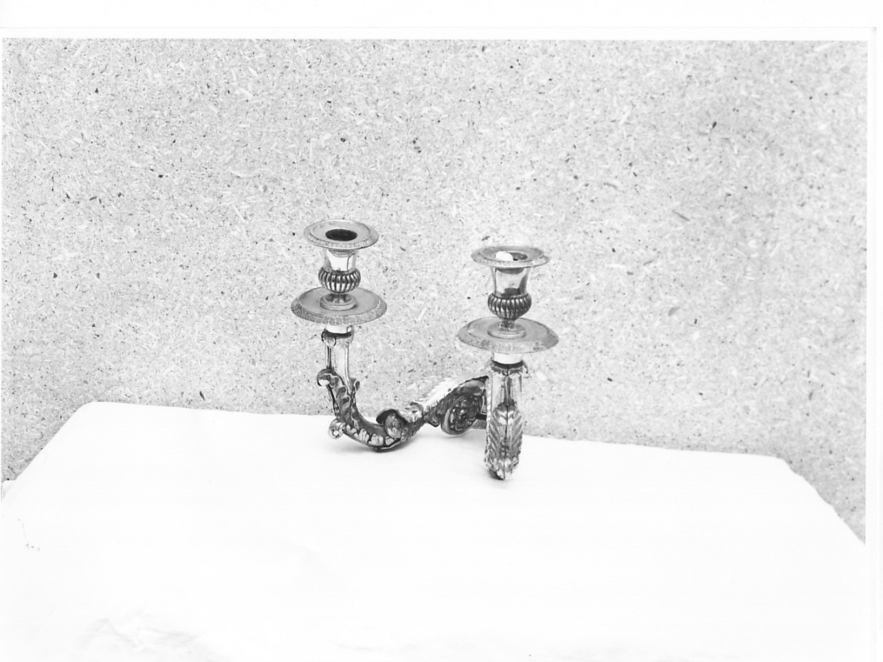 candeliere da parete, coppia - bottega ligure (fine/inizio secc. XVIII/ XIX)