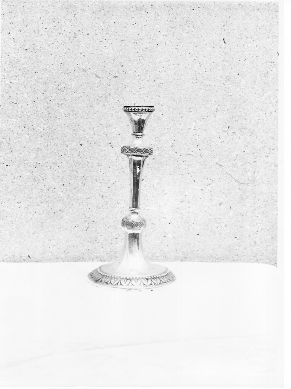 candeliere, coppia - bottega ligure (metà sec. XIX)