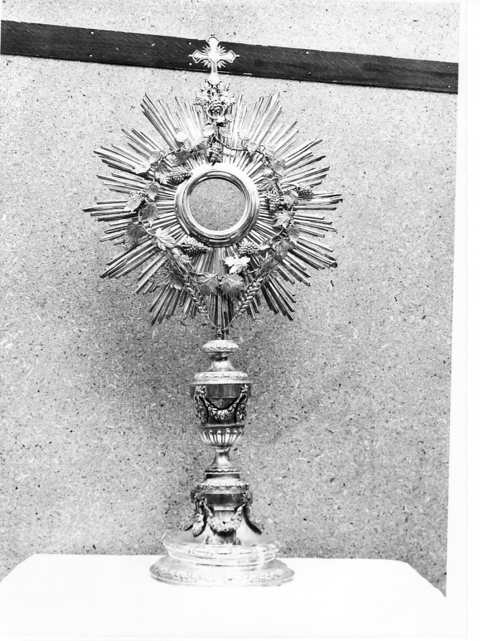 ostensorio - a raggiera, opera isolata - bottega ligure (sec. XVIII, sec. XIX)