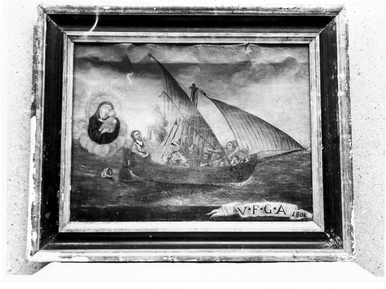 ex voto, opera isolata - ambito ligure (sec. XIX)