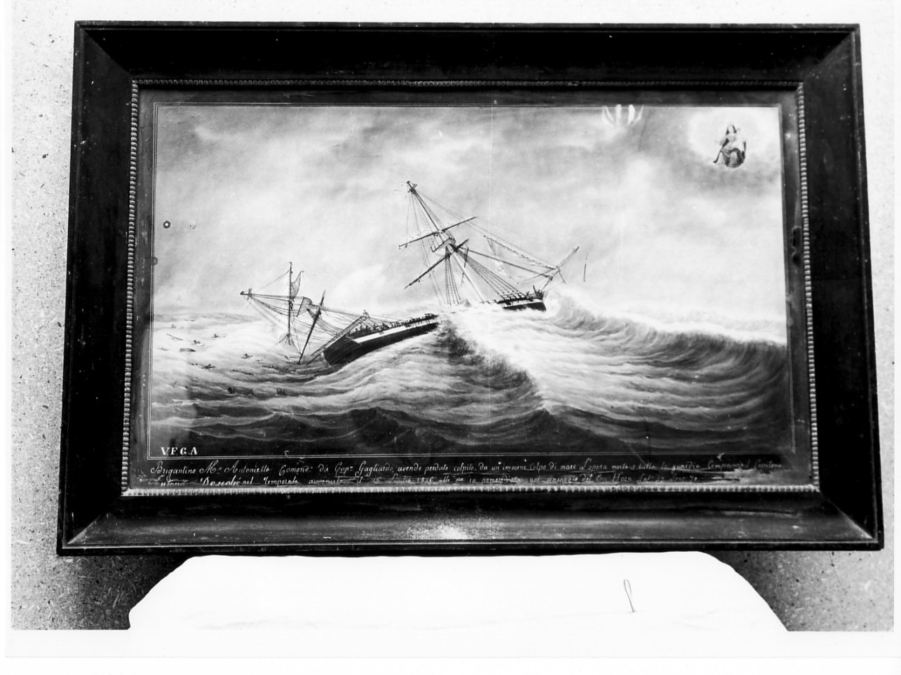 ex voto, opera isolata - ambito ligure (sec. XIX)