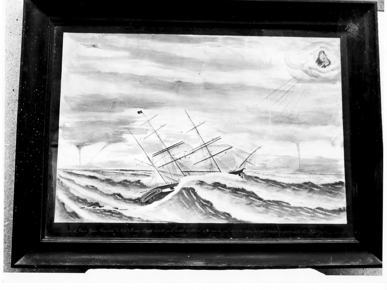 ex voto, opera isolata - ambito ligure (sec. XIX)