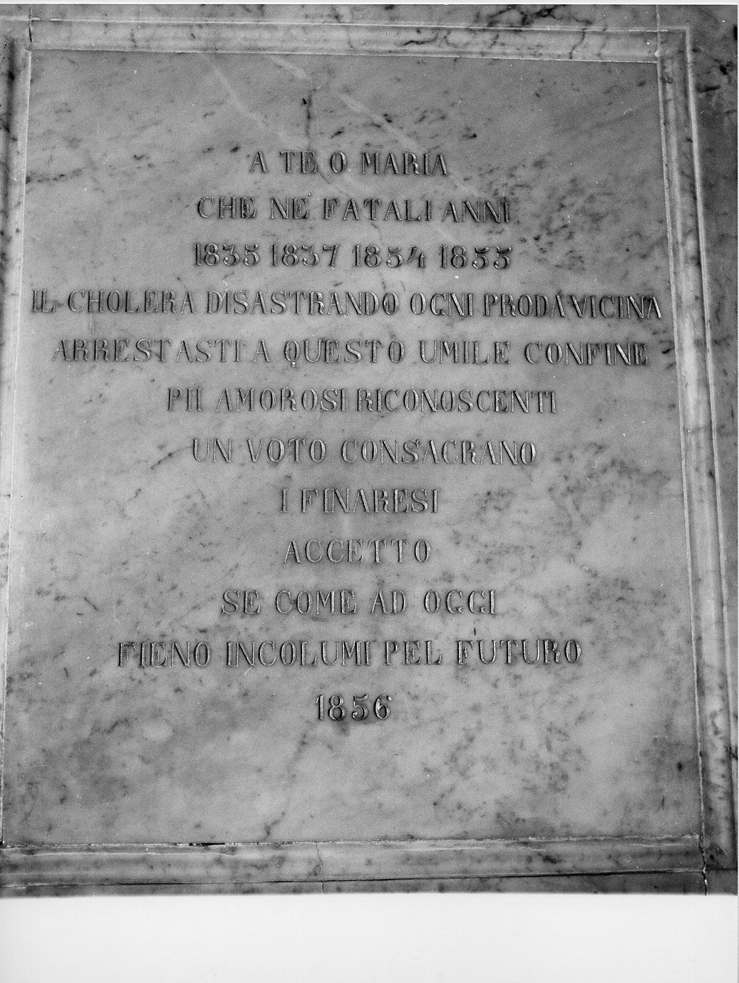 lapide, opera isolata - bottega ligure (sec. XIX)