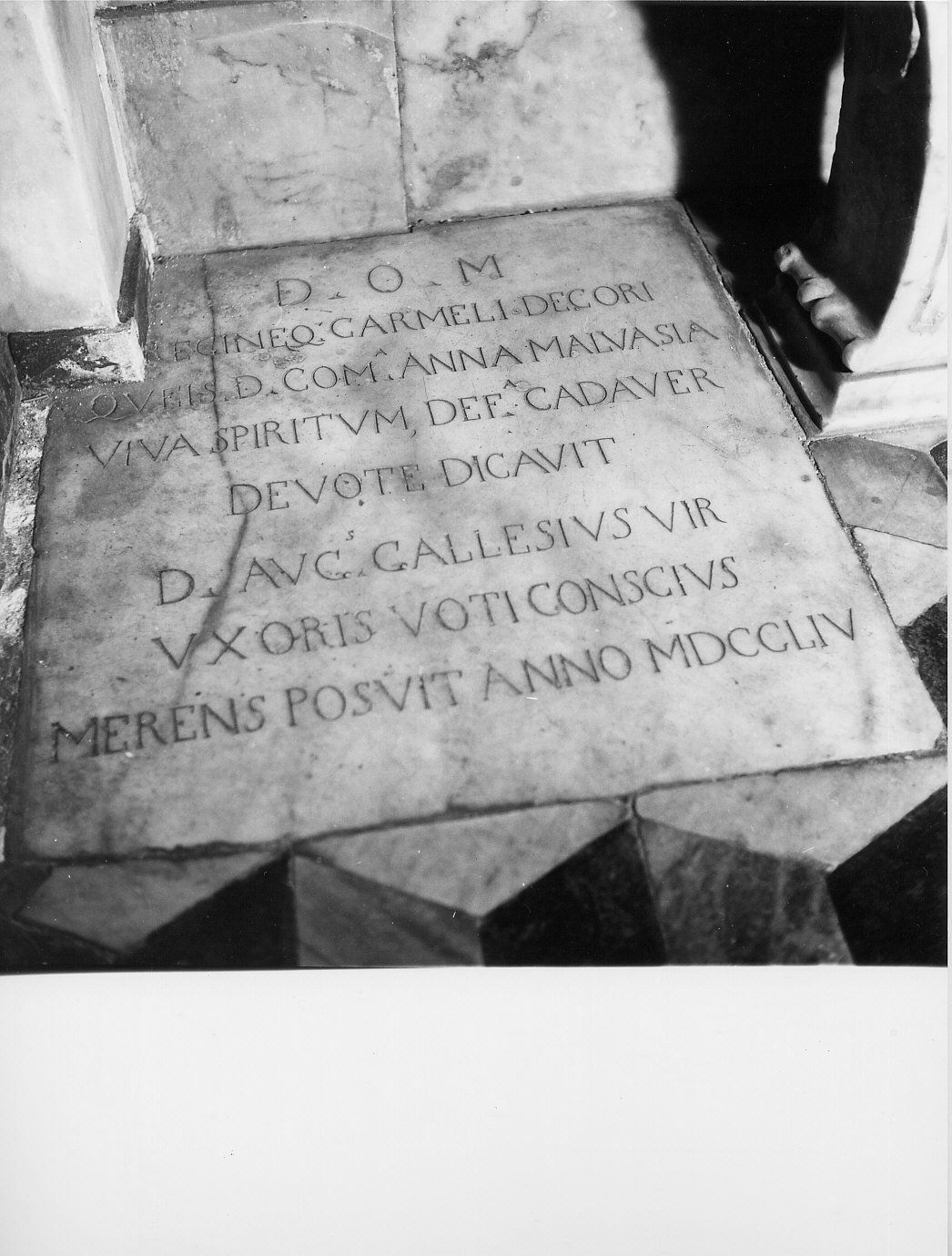 lapide, opera isolata - bottega ligure (sec. XVIII)