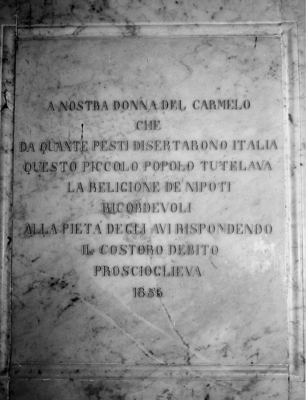 lapide, opera isolata - bottega ligure (sec. XIX)