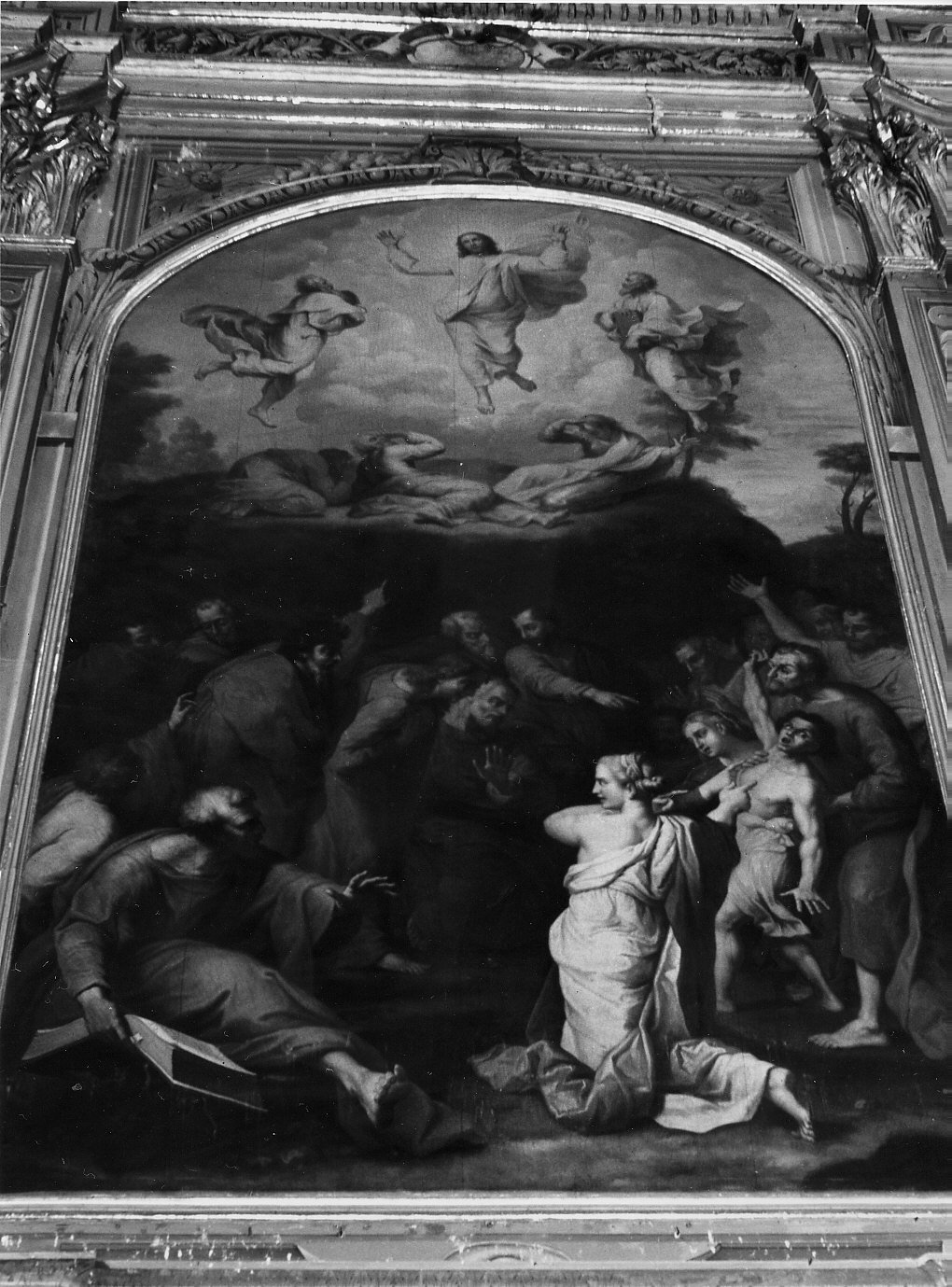 Trasfigurazione (dipinto, opera isolata) di Spoleti Pier Lorenzo (sec. XVIII)