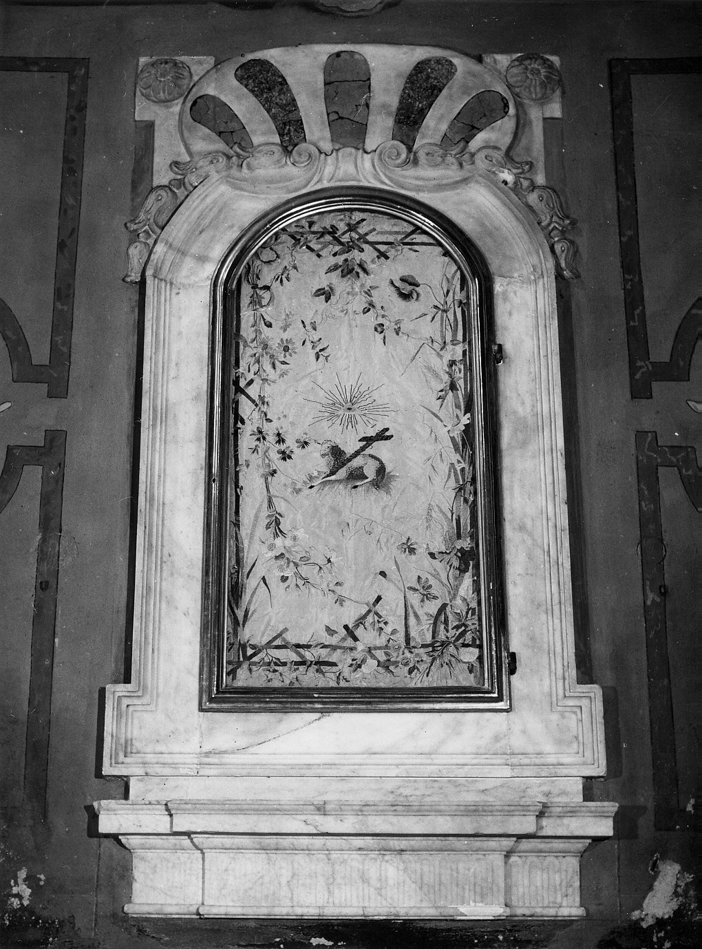 mostra di tabernacolo, opera isolata - bottega ligure (sec. XIX)