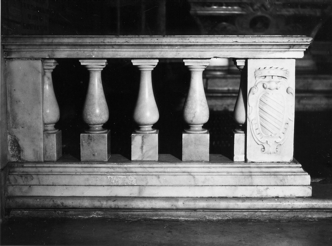 balaustrata, coppia - bottega ligure (sec. XVII)