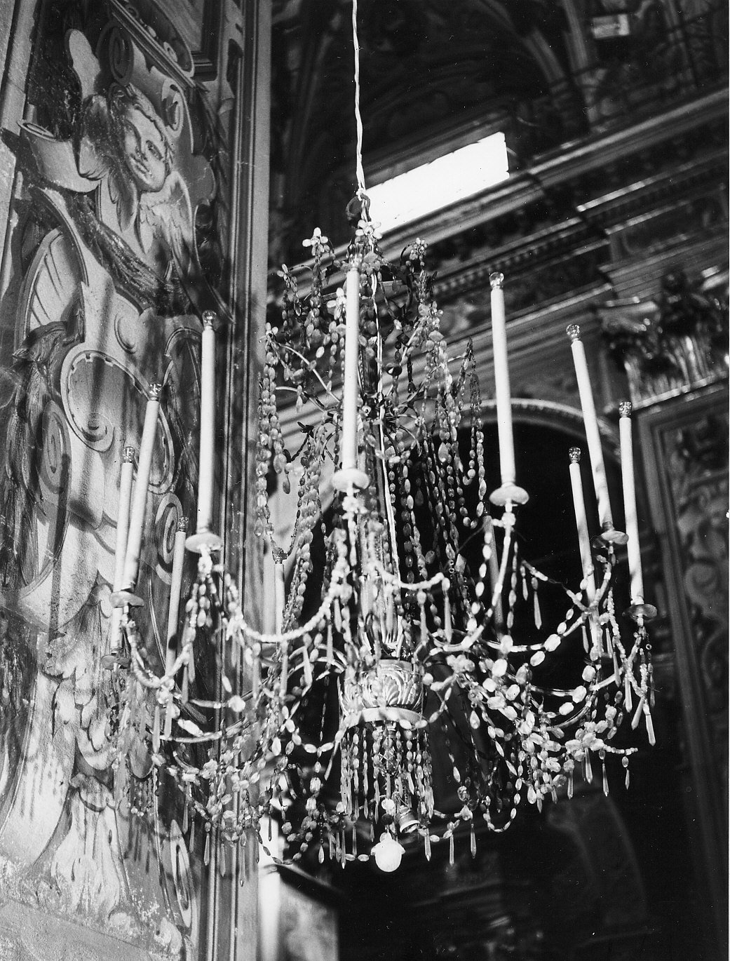 lampadario, serie - bottega ligure (sec. XIX)