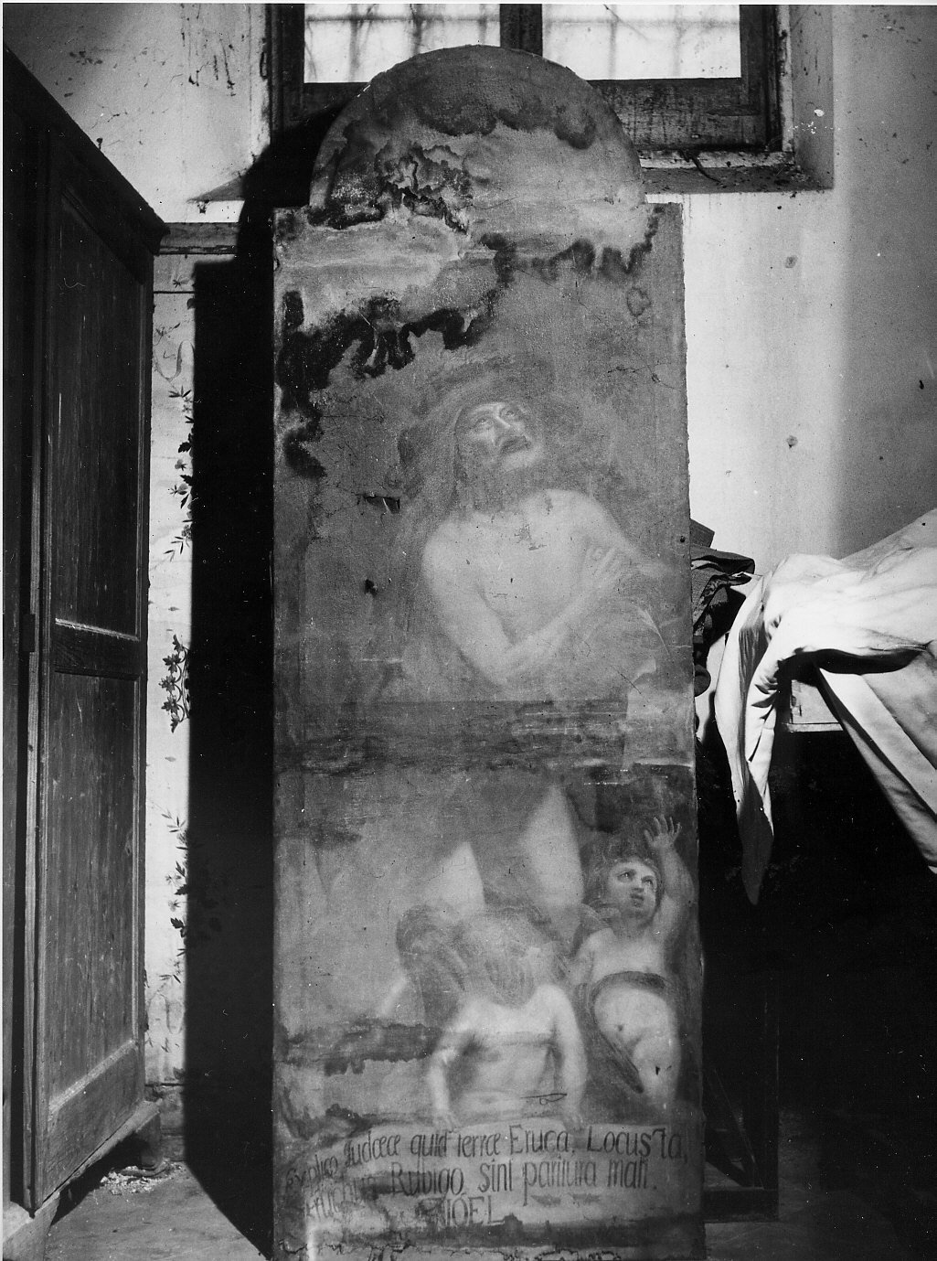 profeta Gioele (dipinto, elemento d'insieme) - ambito ligure (sec. XVIII)