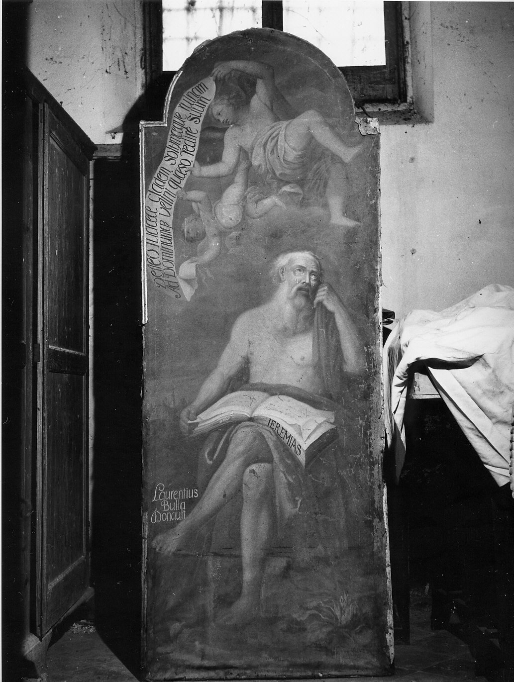 profeta Geremia (dipinto, elemento d'insieme) - ambito ligure (sec. XVIII)