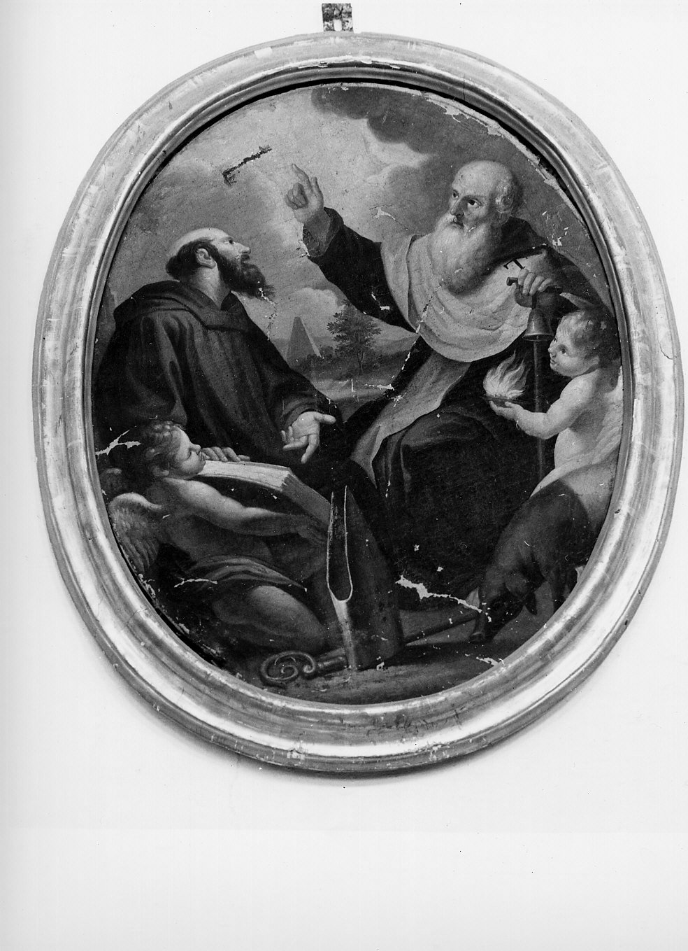 Sant'Antonio Abate (dipinto, opera isolata) - ambito ligure (sec. XVIII)