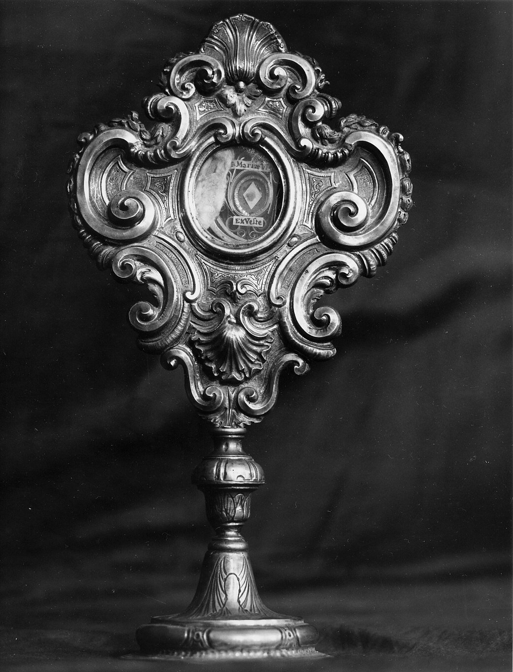 reliquiario - a ostensorio, opera isolata - bottega ligure (sec. XVIII)