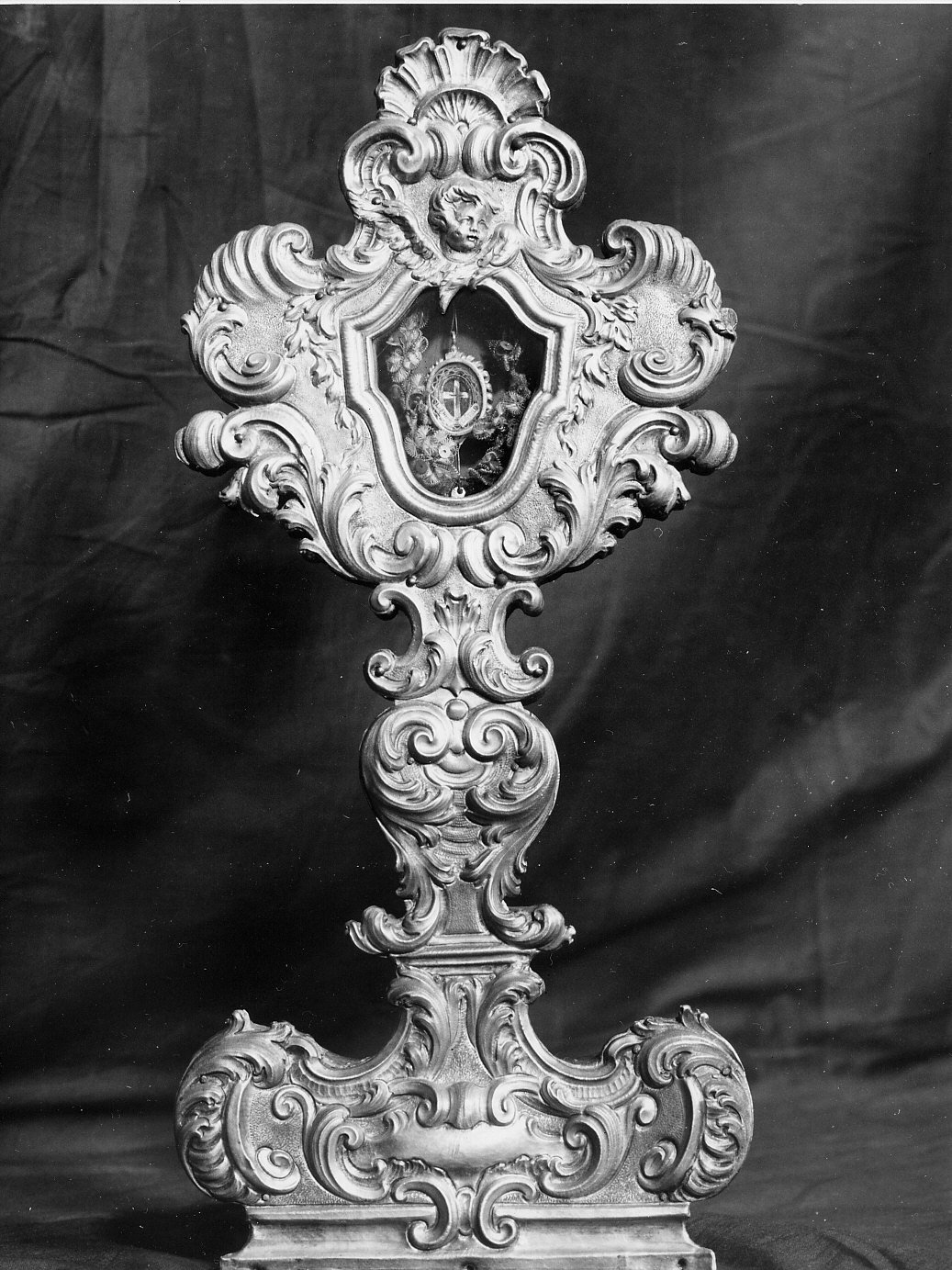 reliquiario, opera isolata - bottega ligure (prima metà sec. XVIII)